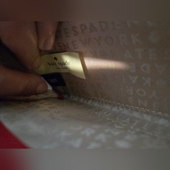 Kate Spade New York Red Leather Zip-Around Wallet - Picture 10 of 10